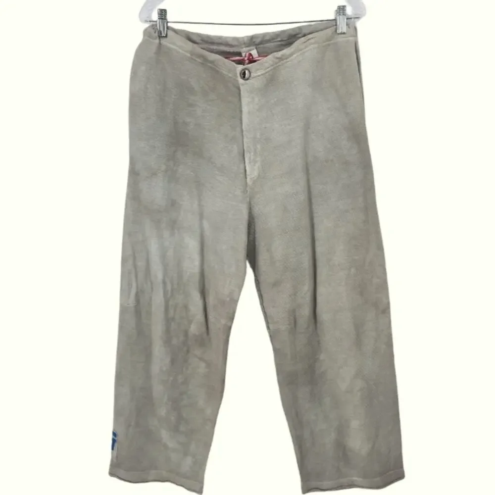 The People of the Labyrinths Hand Dyed Cotton Barrel Pants Made in Holland Large